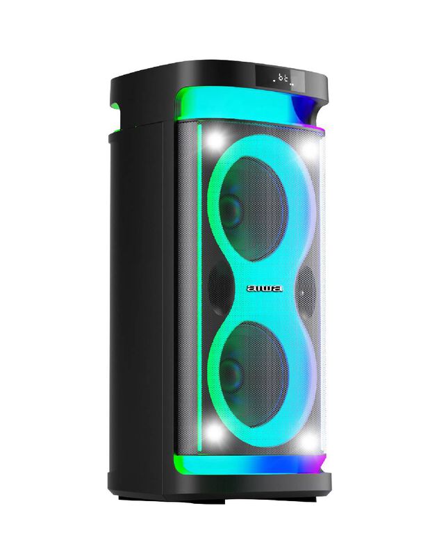 Bocina Bluetooth Portatil Aiwa Karaoke Tws Led ... image number null