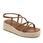 Raiz latina sandalia plataforma para mujer camel cod 140932-E