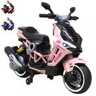 Motocicleta El&eacute;ctrica Montable Para Ni&ntilde;os Luces Led Bluetooth Llantas De Equilibrio Bater&iacute;a 12v Dise&ntilde;o Sport - Rosa
