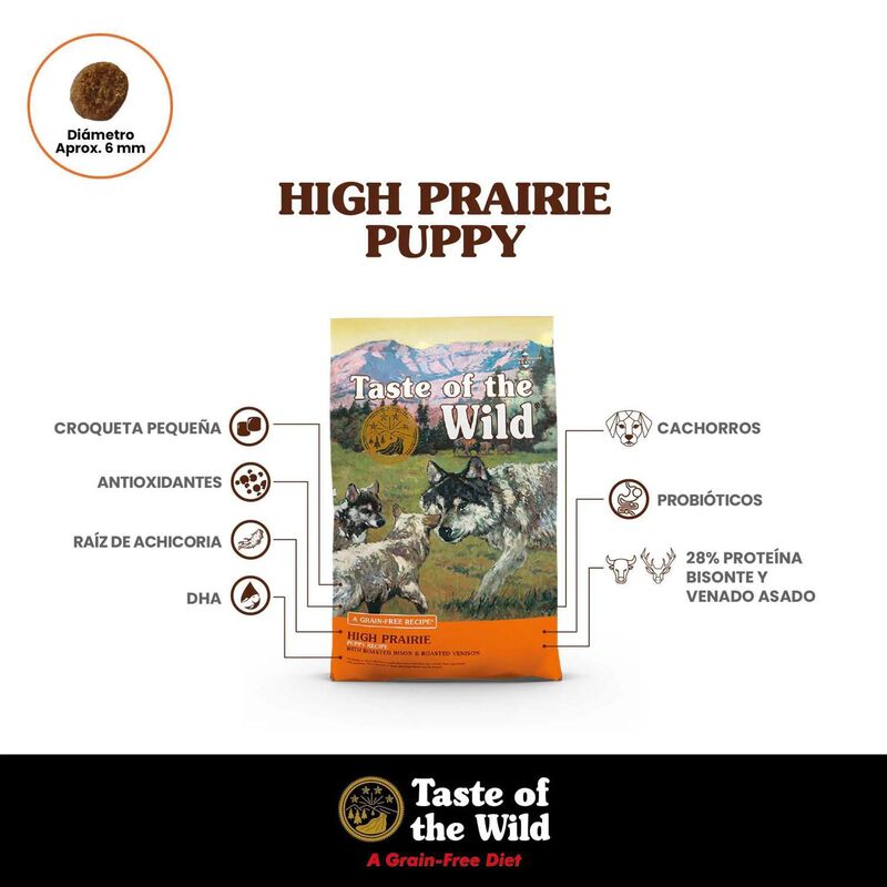 Taste Of The Wild Puppy Bisonte Y Venado Asado ... image number null