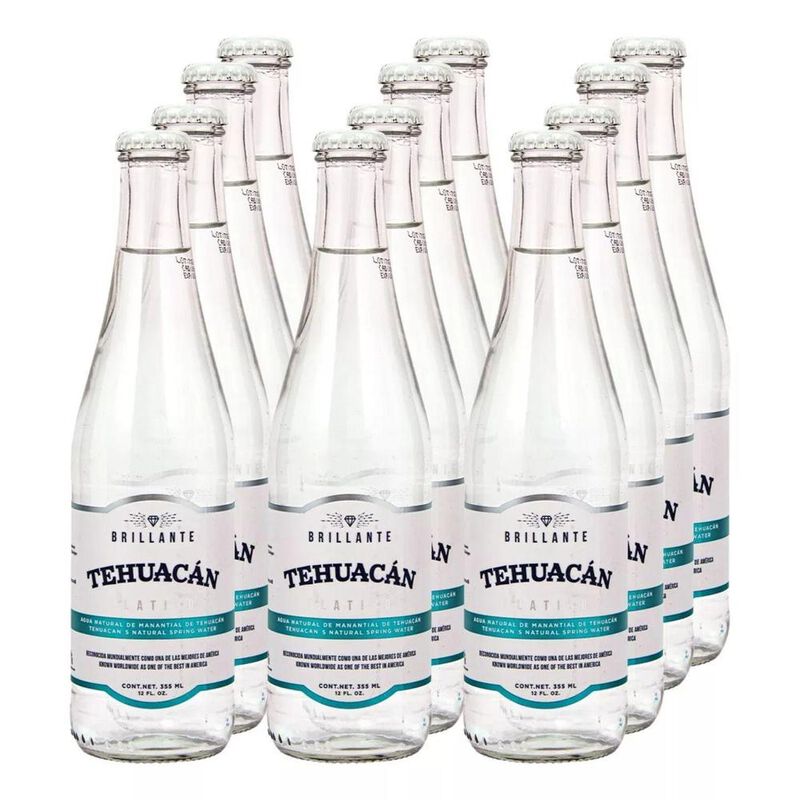 Agua Natural Tehuac&aacute;n Sin Gas Platino Pack 24 U... image number null