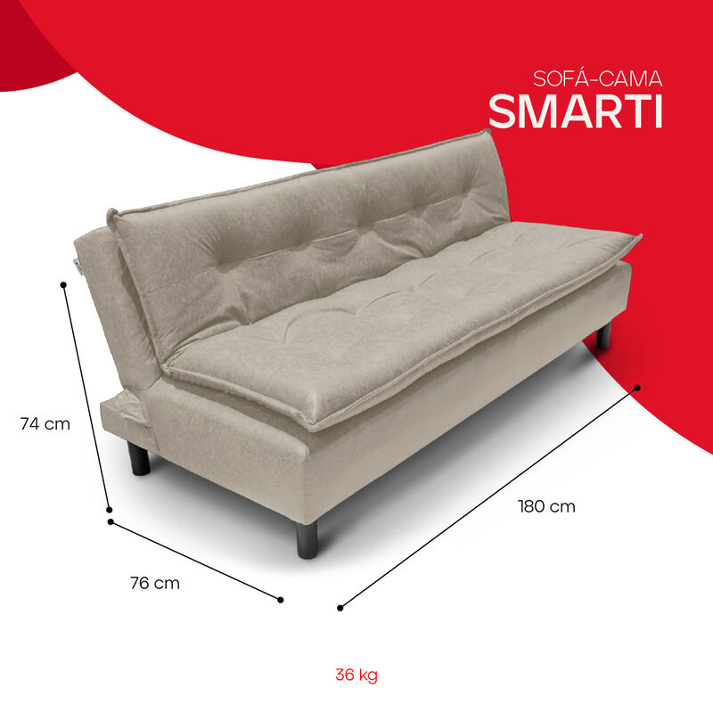 Sof&aacute; Cama Individual  Smarti, Atlas Del Descans... image number null
