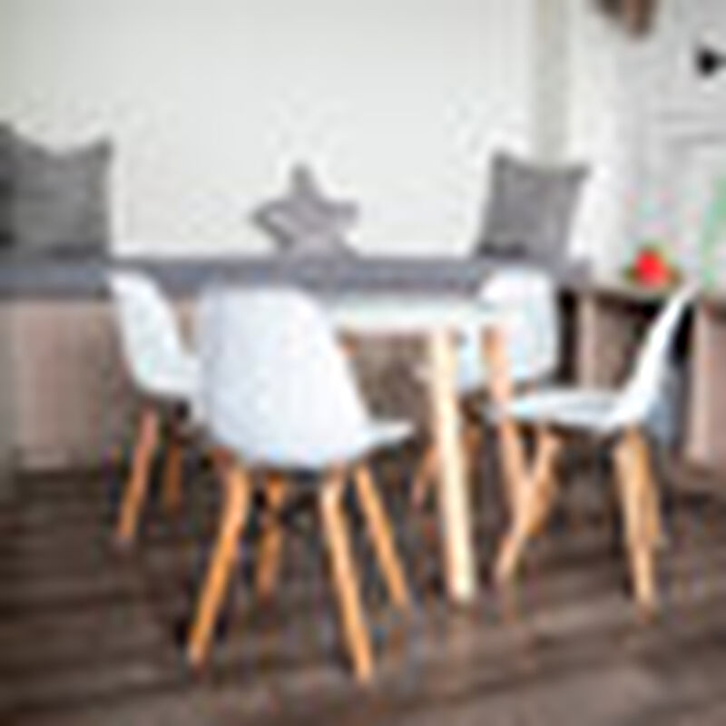 Silla Infantil Modelo Eames Blanca image number null