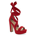 D'Cristian Zapatilla para mujer rojo