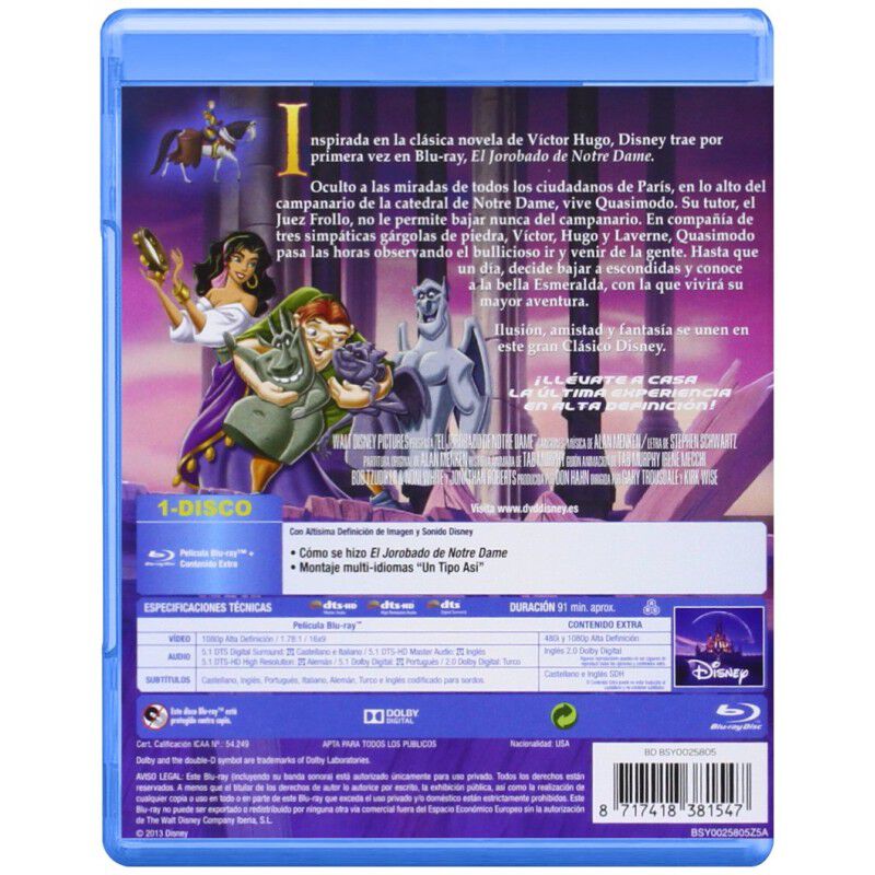 El Jorobado De Notre Dame [blu-ray] image number null