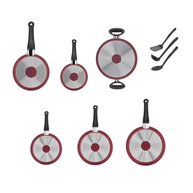 Bater&iacute;a T-fal 5839000 12 Pzas Roja Expert Chef&nbsp; image number null