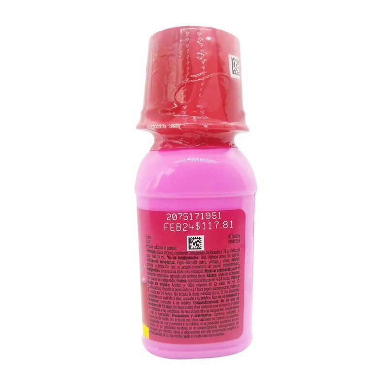 Pepto Bismol Cereza 1.750 G/100 Ml 118 Mililitr... image number null