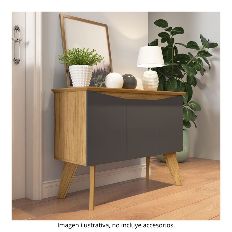 Credenza Bertolini Oasis Roble Grafito image number null