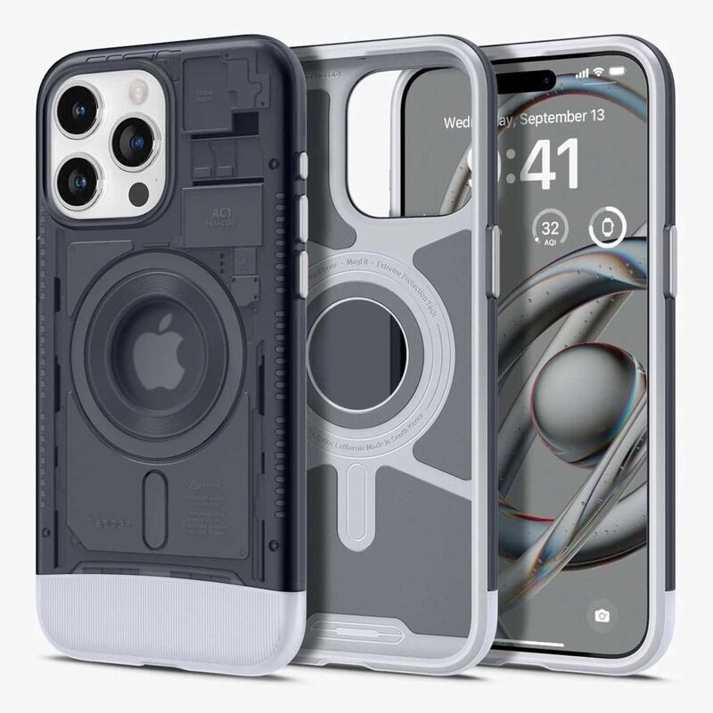 Funda Spigen C1 Mag Para Iphone 15 Pro Grafito image number null