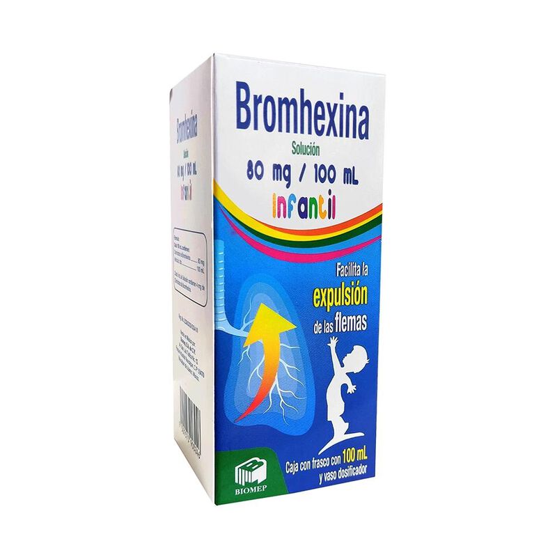 Bromhexina Infantil 80 Mg/100 Ml 100 Mililitro image number null