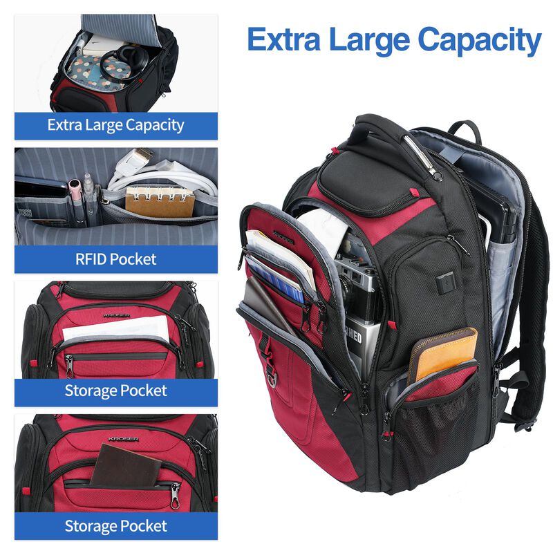 Mochila Kroser XL para Laptop de 17.3 Pulgadas ... image number null