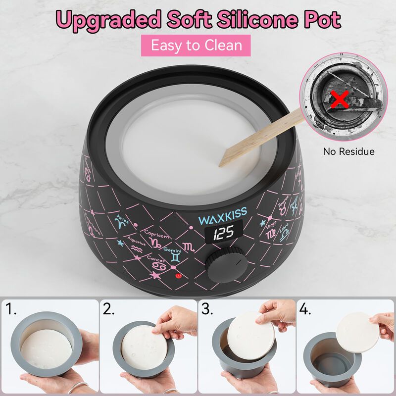 Calentador De Cera Digital Waxkiss 400 ml Con D... image number null