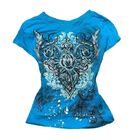 Camiseta Ggoob Gr&aacute;fica Y2k Azul Talla Grande