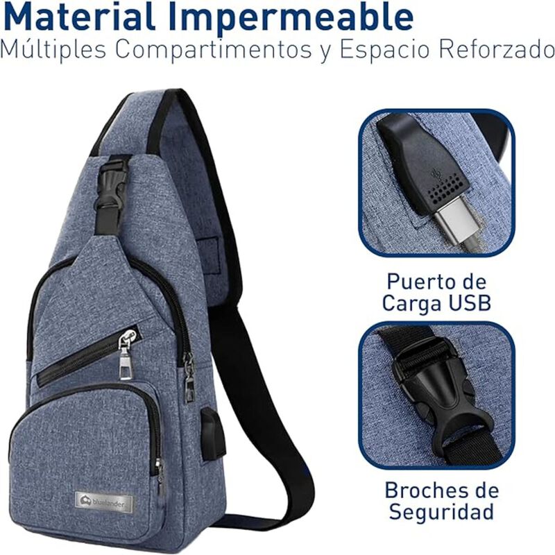Mochila Cruzada Bluelander image number null