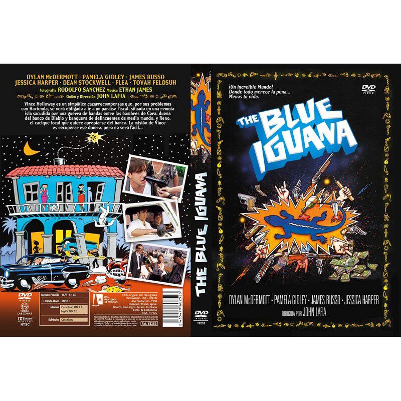 The Blue Iguana Dvd 1988 image number null