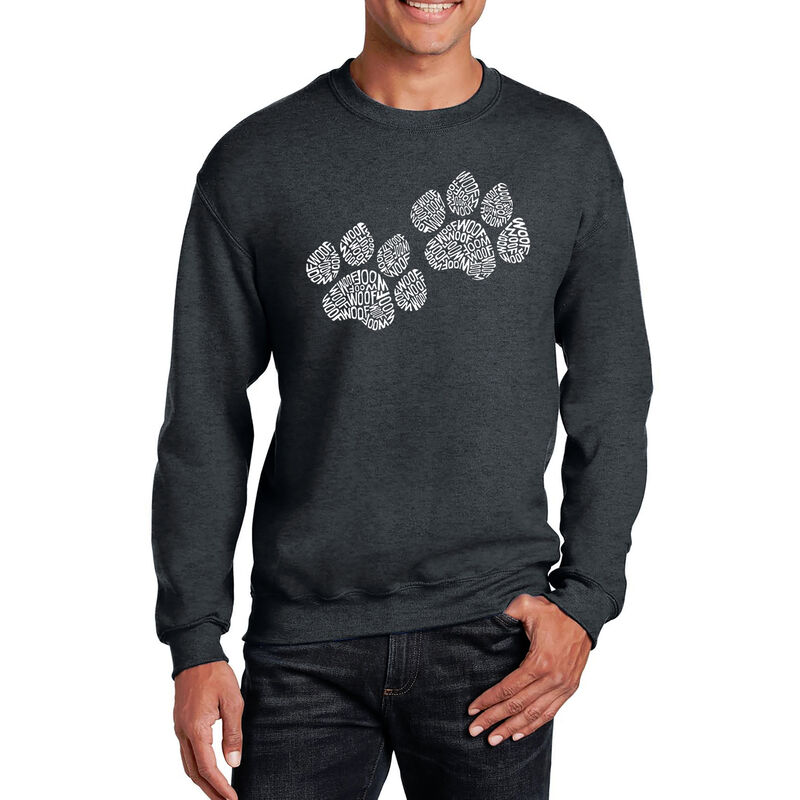 Sudadera De Cuello Redondo Word Art Para Hombre... image number null