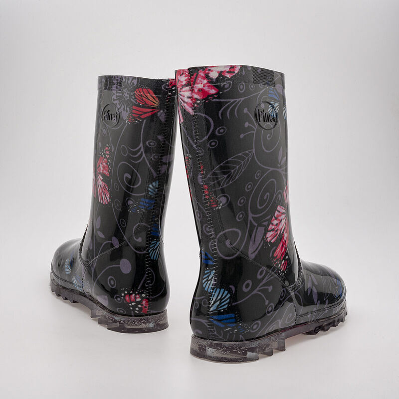 Pinet Botas de lluvia para mujer negro multicol... image number null