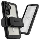 . Funda GHOSTEK Mag Nautical Clip para Samsung S25 Transp Negra contra agua