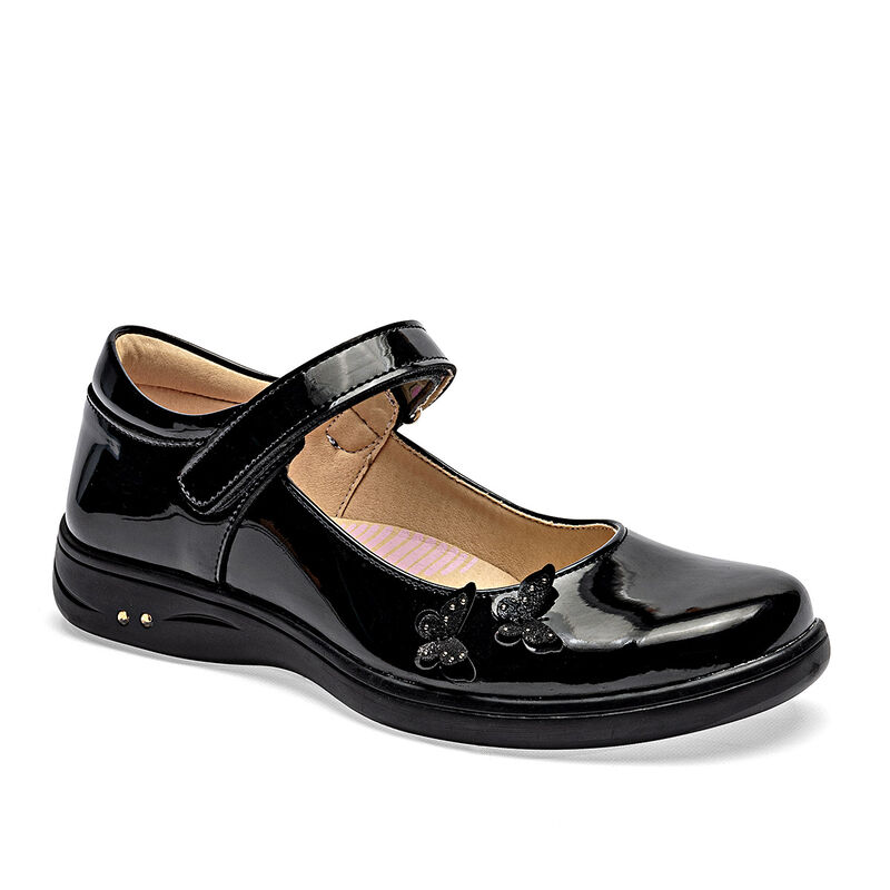 Yuyin Zapato para ni&ntilde;a. Negro charol image number null
