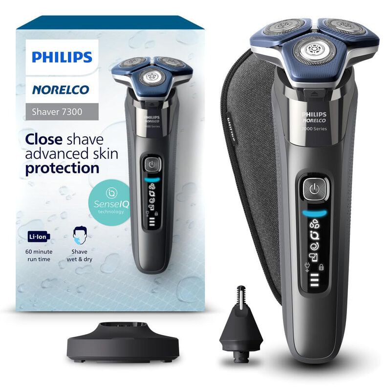Afeitadora El&eacute;ctrica Philips Norelco 7300 Wet &... image number null