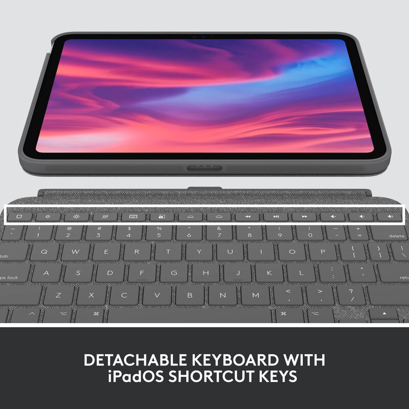 Funda Con Teclado Logitech Combo Touch Para Ipa... image number null