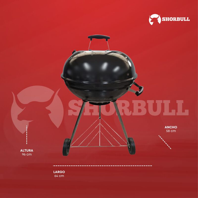 Asador Redondo 22 inch Shorbull Rejilla Acero I... image number null