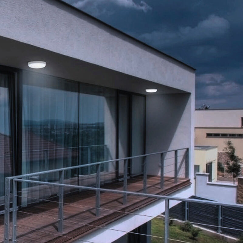 Lampara Sobreponer Techo Blanco 18w Luz D&iacute;a Ptl... image number null