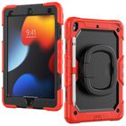 Funda TEKKU HandleD uso rudo para iPad 9 iPad 8 iPad 7 10.2" Rojo Negro A2602 A2605 A2270 A2428 A243