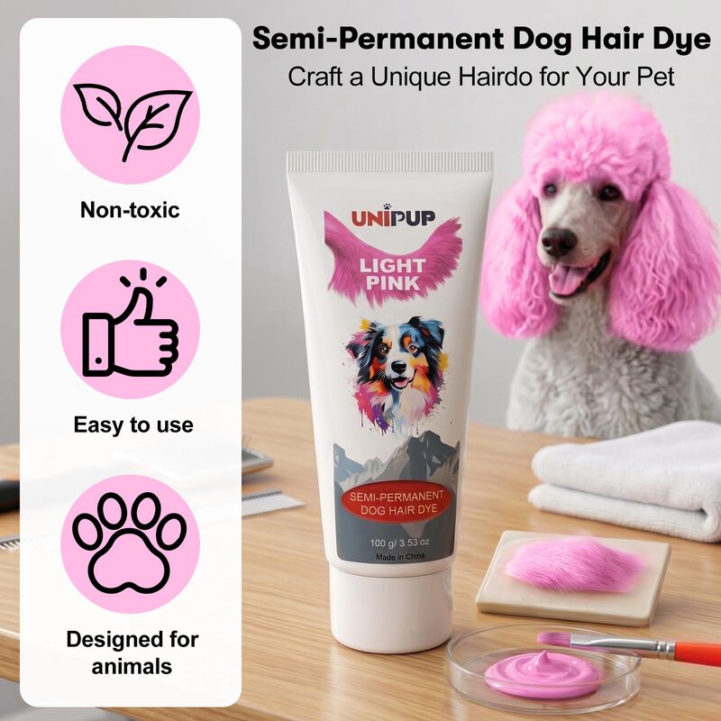 Tinte Para Pelo De Perro Unipup 100 g Rosa Clar... image number null