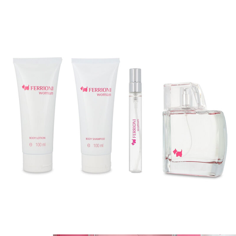 Set Ferrioni Perfume Woman 100ml + Body Lotionl... image number null
