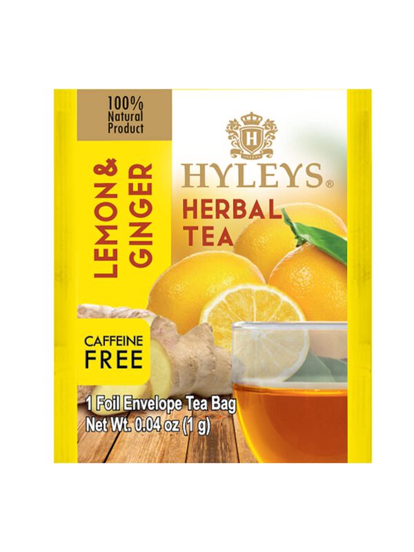 T&eacute; Hyleys Lim&oacute;n Y Jengibre 25 Bolsas (paquete D... image number null