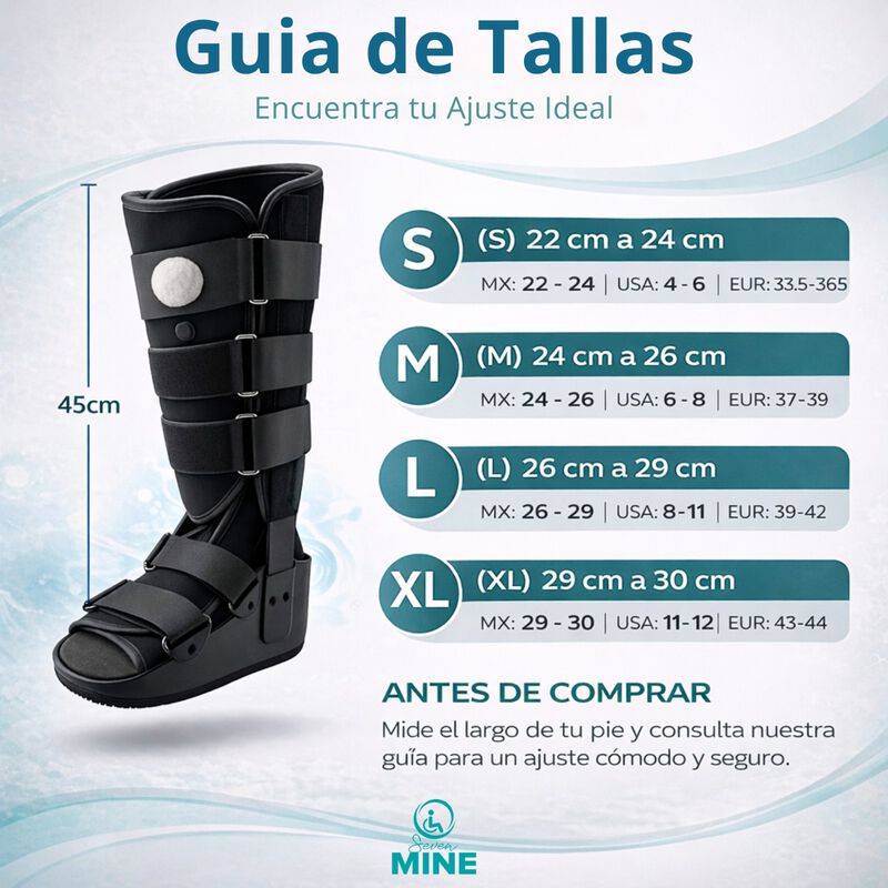 Bota Walker Neum&aacute;tica Esguince Fractura Tobillo... image number null