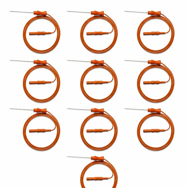 10 Agujas Monopolares Desechables Pre-cableadas... image number null