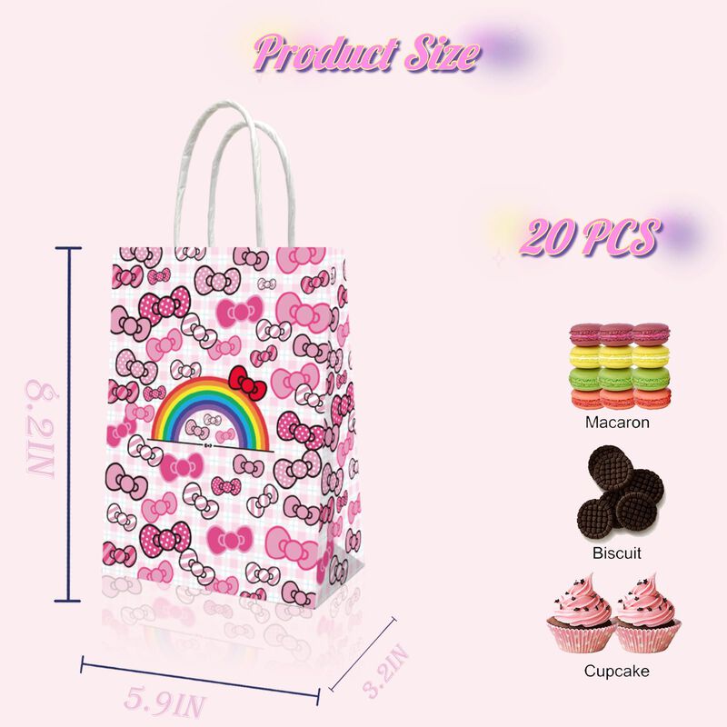 Bolsas De Regalo Cnmoaoags Hello Cat Birthday P... image number null