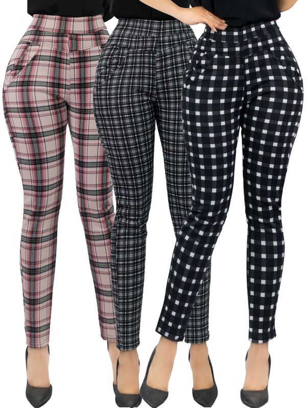 Set De 3 Jeggins De Mujer Lic-01178-Px3 Diseños... image number null