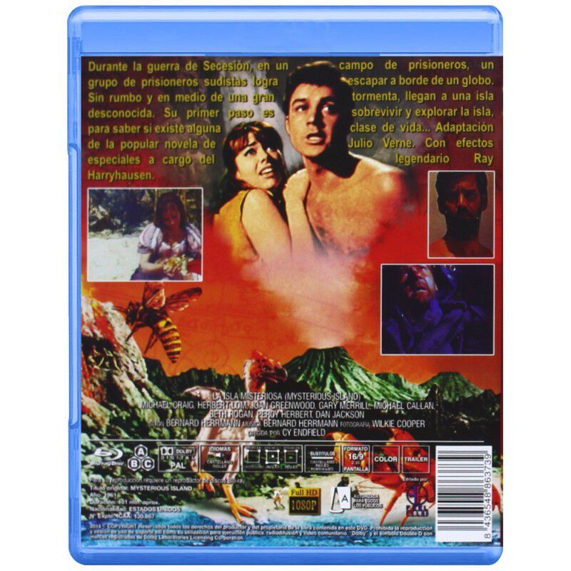 La Isla Misteriosa (blu-ray) image number null