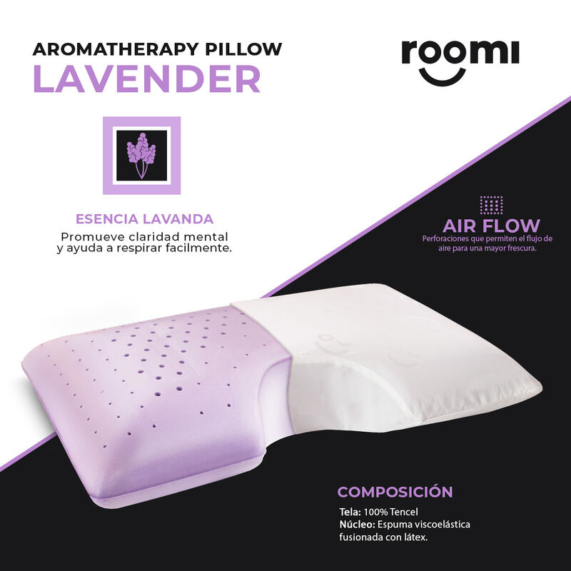 Almohada Roomi Shoulder Aromaterapia Esencia La... image number null