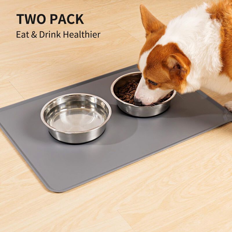 Pack De 2 Tazones Para Perros Taglory 2,5 l Ant... image number null