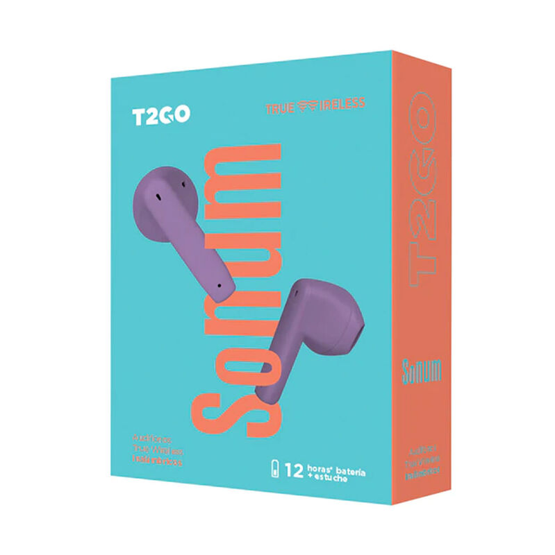Aud&iacute;fonos T2go Sonum Inal&aacute;mbricos Bluetooth In ... image number null