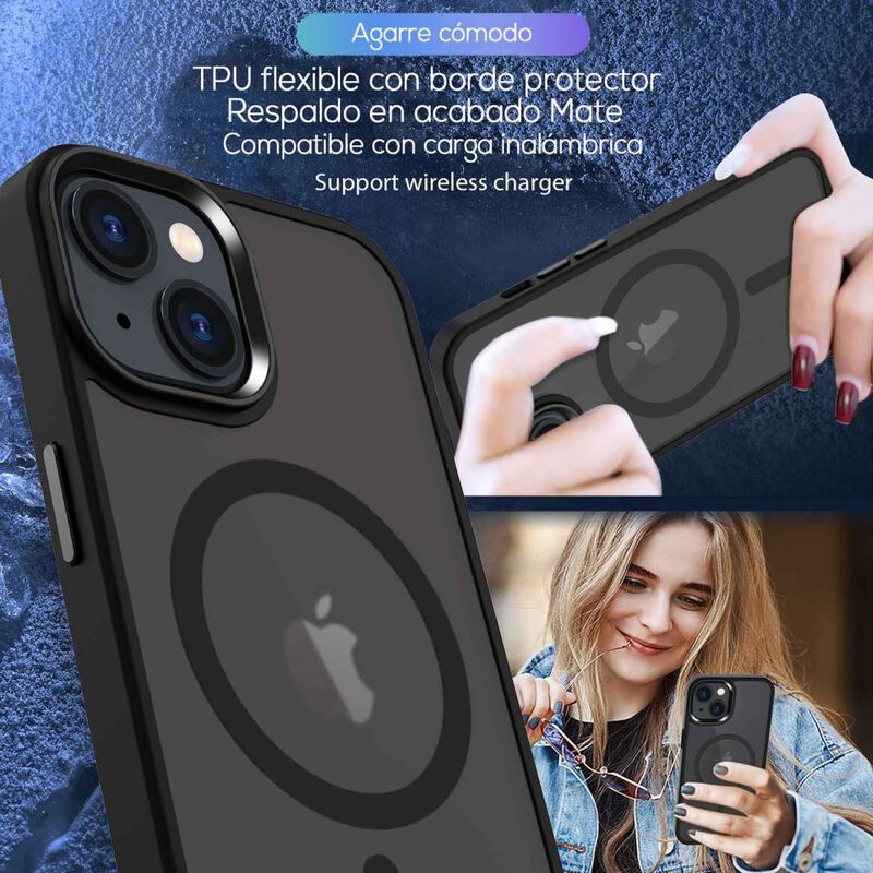 Funda Tekku Matte Style Mag Para Iphone 15 Plus... image number null