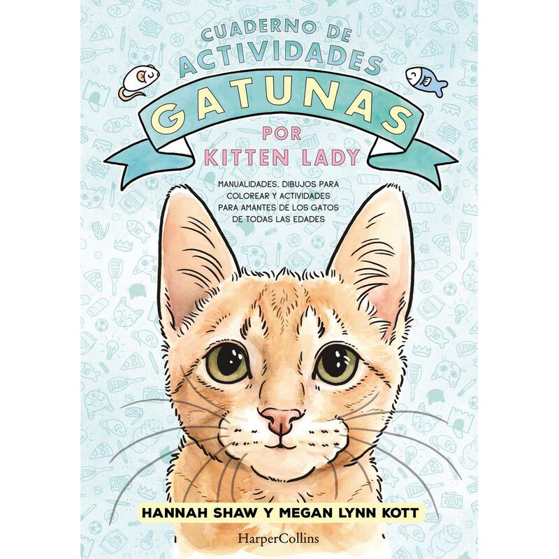 Cuaderno de actividades gatunas por Kitten Lady image number null