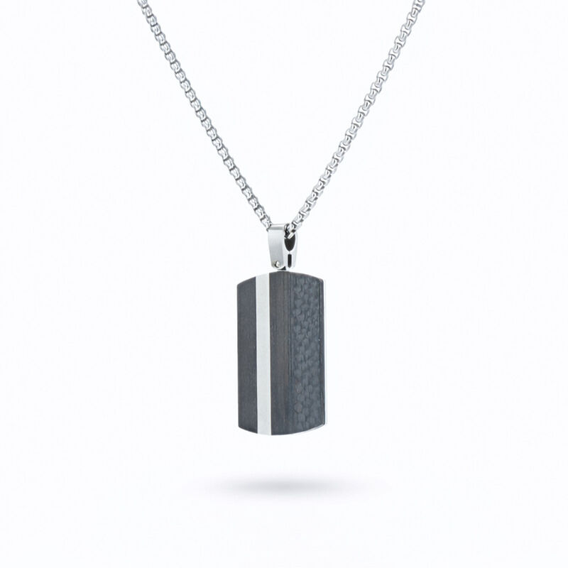 Dije De Acero Con Cadena De 55 Cm Para Caballer... image number null