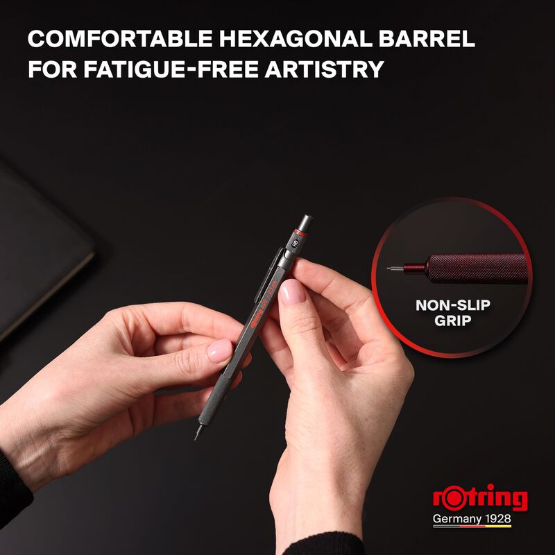 L&aacute;piz Mec&aacute;nico Rotring 600 De 0,7 Mm Con Cuerpo... image number null