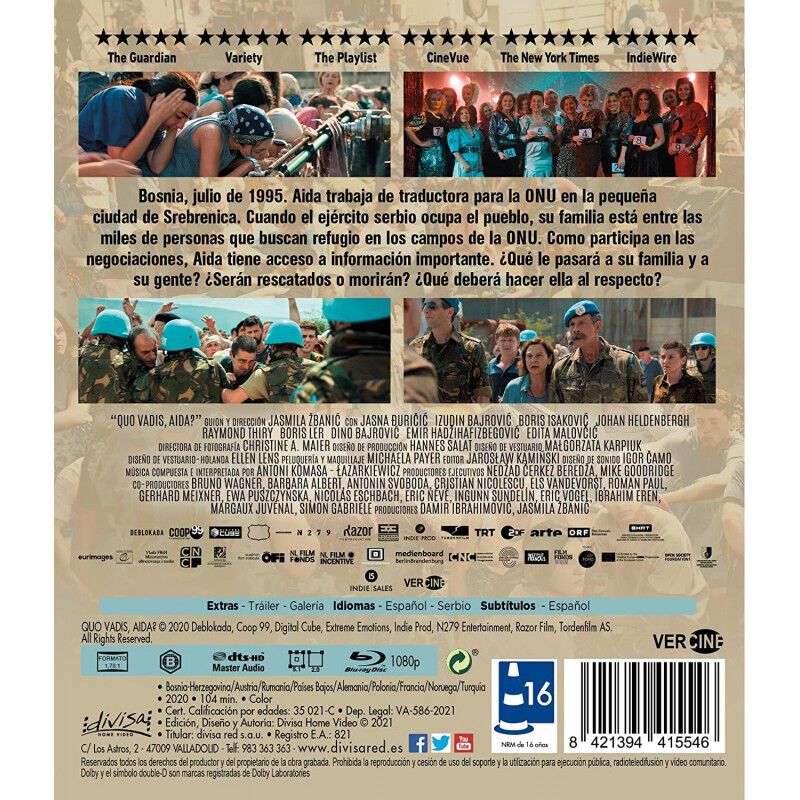 Quo vadis, Aida? - BD [Blu-ray] image number null