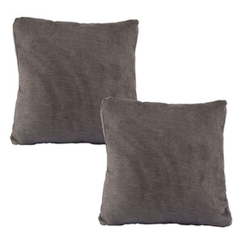 Set de 2 Cojines Dicasa ZitaOne Gris Oscuro image number null