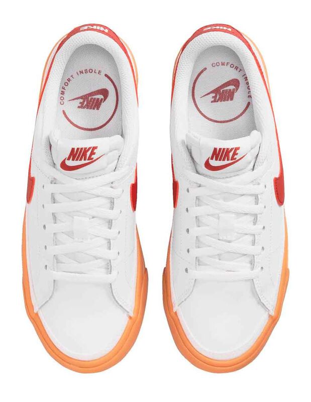 Tenis Junior Nike Court Legacy (GS) Blanco DA53... image number null