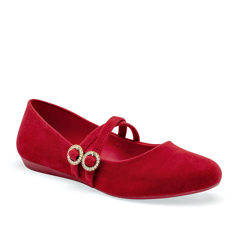 Clasben Balerina para mujer rojo image number null