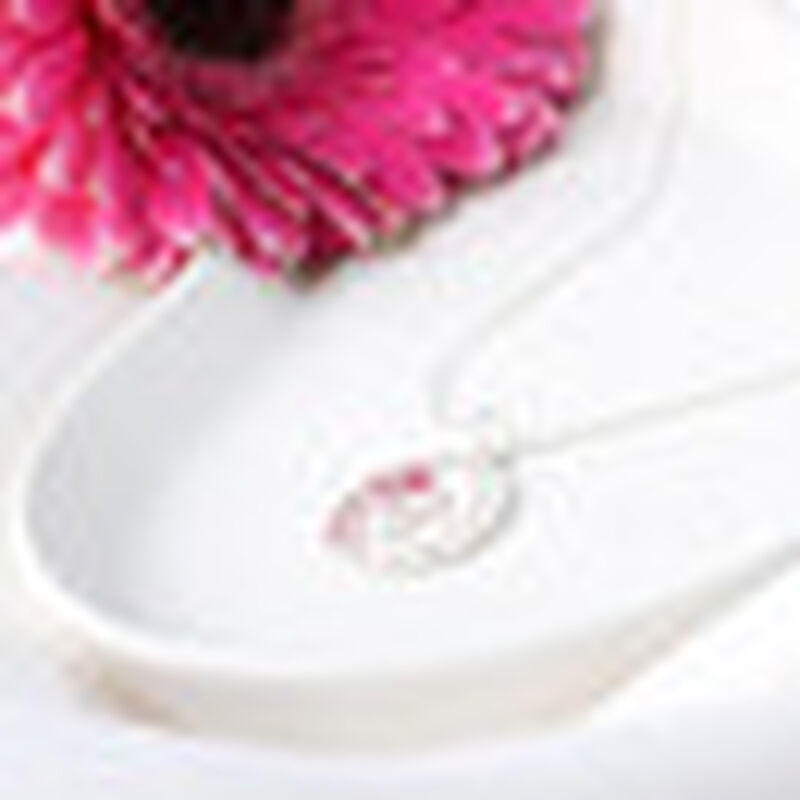 Medalla de Cruz de Plata Chica Con Cadena de Pl... image number null