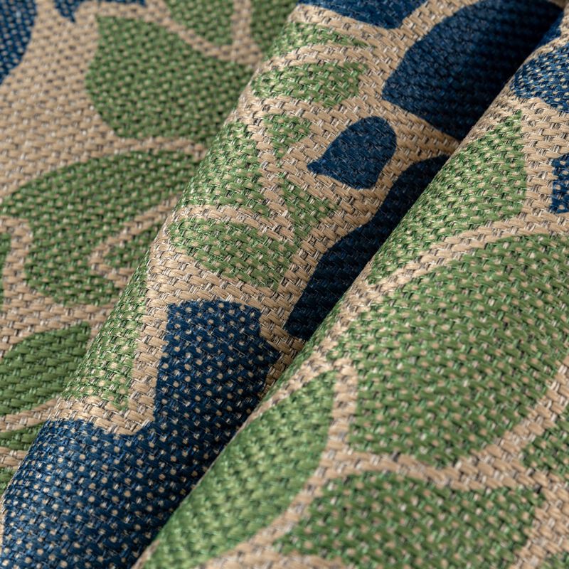 Alfombra Purecozy 152 cm Verde Marino Con Estam... image number null