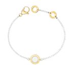 PULSERA OCEAN CADENA Y CHARM BLANCO